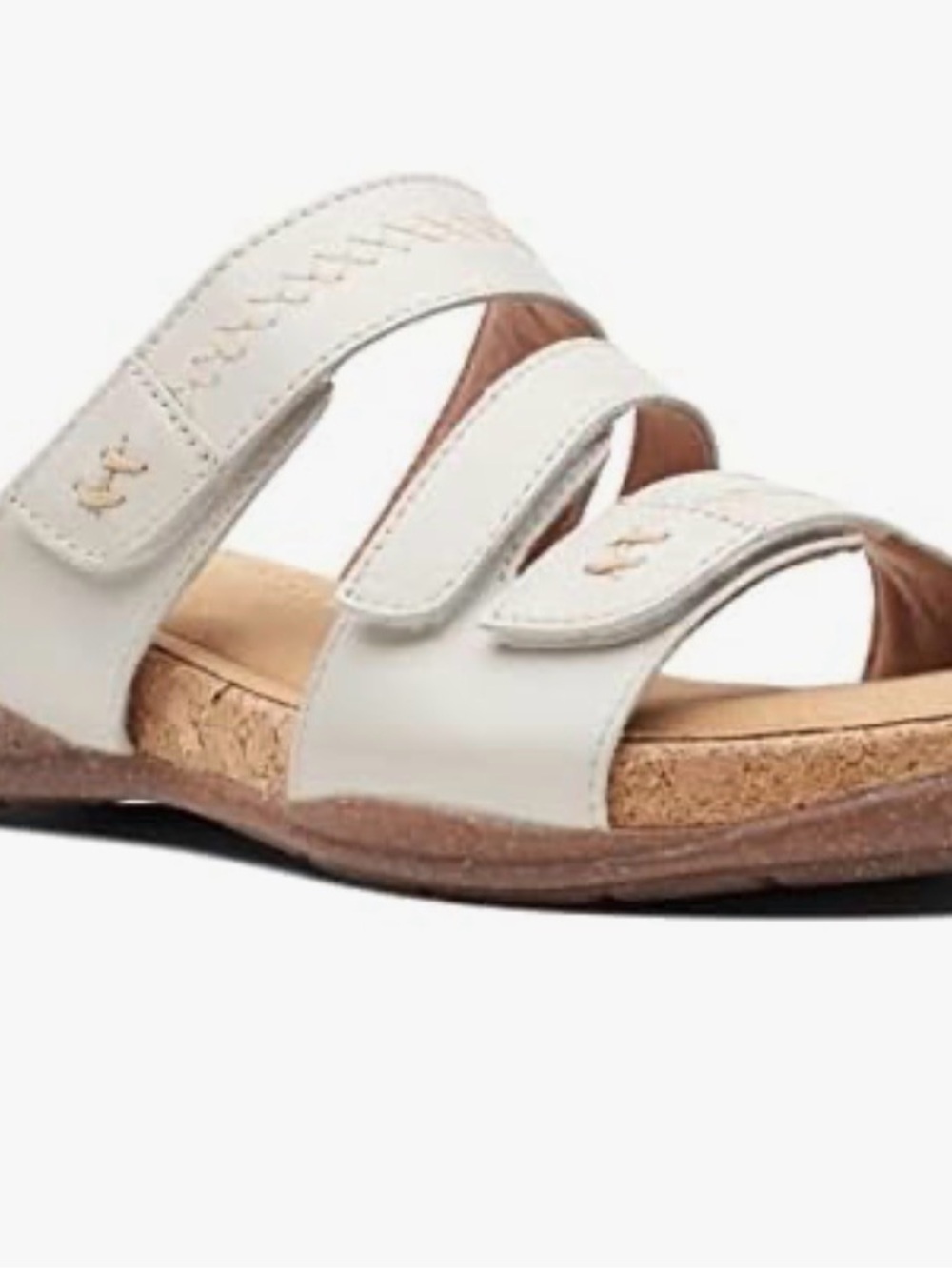 Clark's women cream Roseville Bay  Double-Strap Comfort Sandals